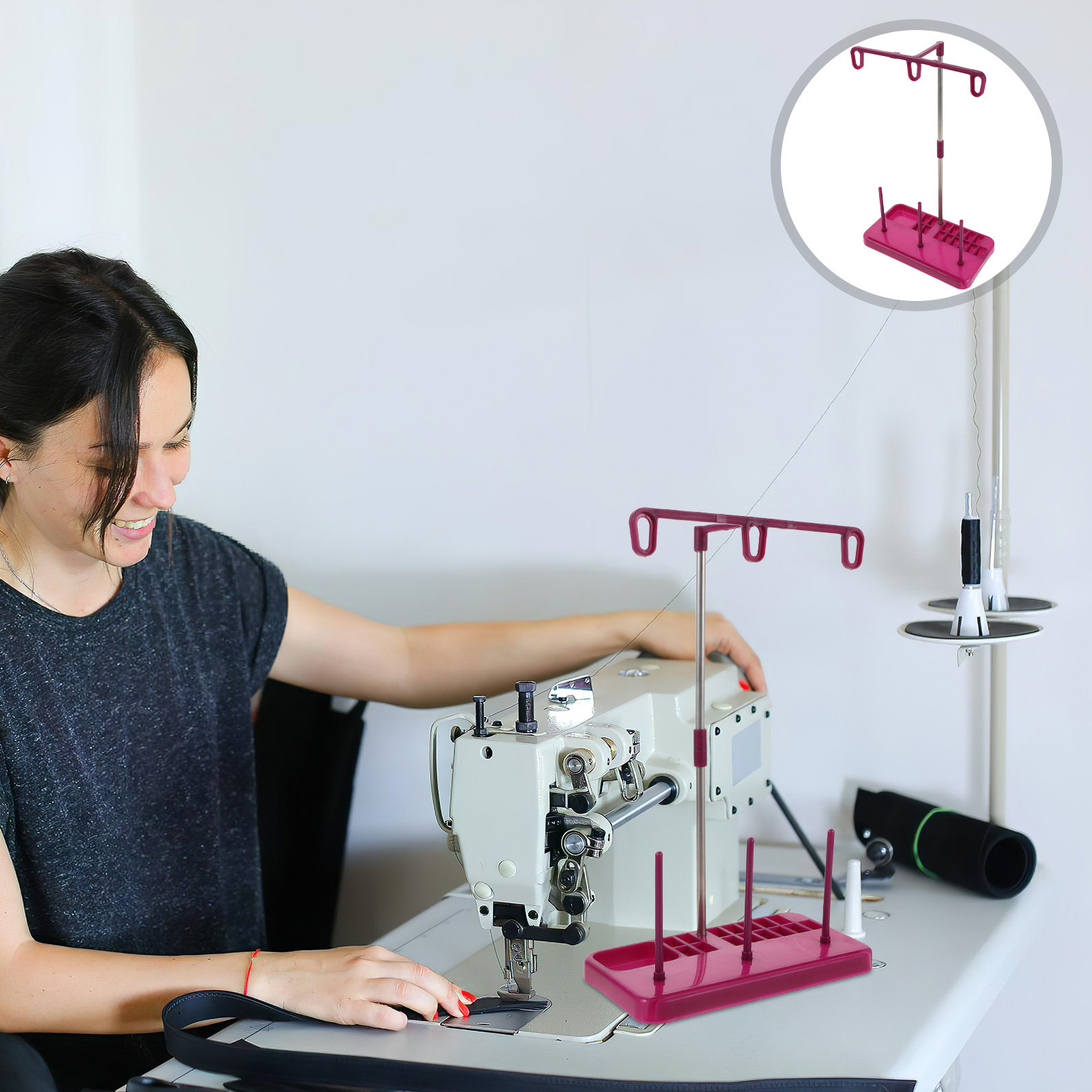Embroidery Room - Подставка для 3 катушек ниток для