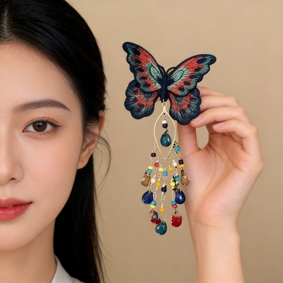 Embroidery Charm - Новые заколки для волос в китайском