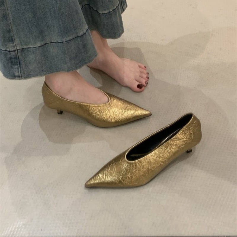 Embroidery Flat Shoes - Осень 2023, новые туфли на плоском