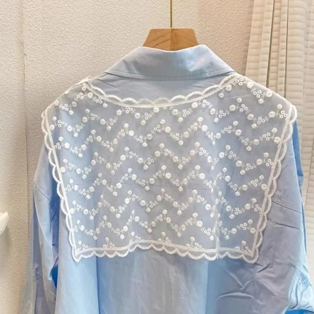 Элегантный ажурный кружевной ш – обзор и цена Embroidery Shawl