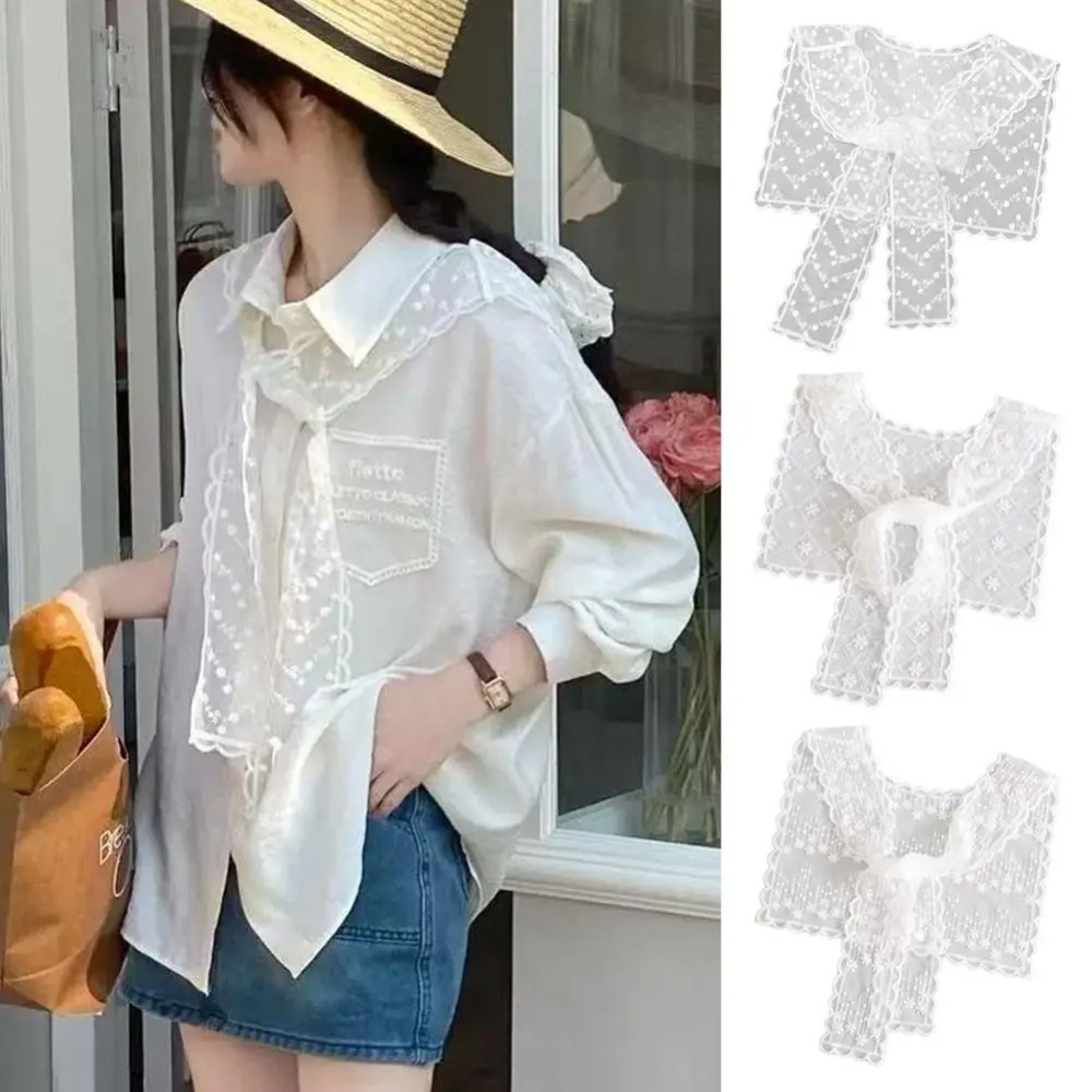 Элегантный ажурный кружевной ш – обзор и цена Embroidery Shawl