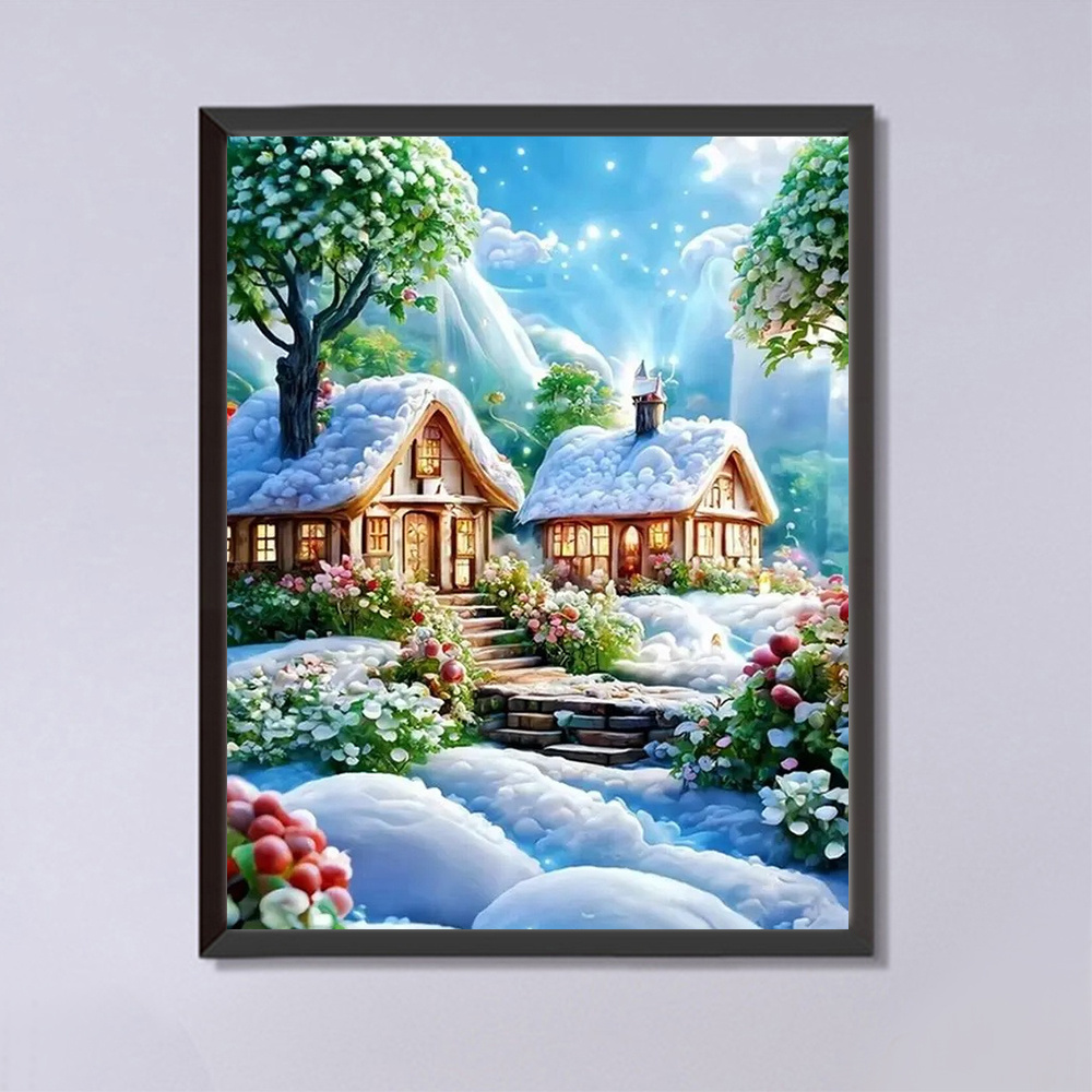 Momoart, алмазная живопись, до – обзор и цена Embroidery Room