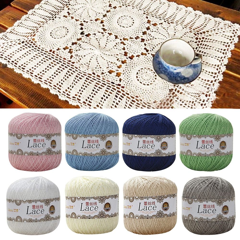 50 г/шар, мягкая хлопчатобумаж – обзор и цена Embroidery Thread Yarn