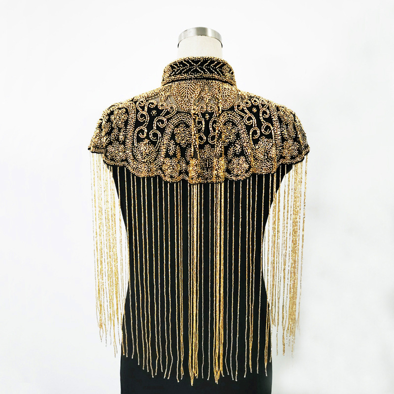Роскошная накидка-кейп в стиле – обзор и цена Embroidery Beads