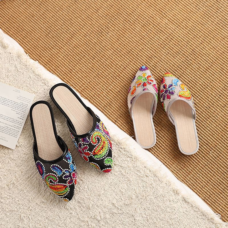 Традиционные женские вышитые т – обзор и цена Embroidery Shoes