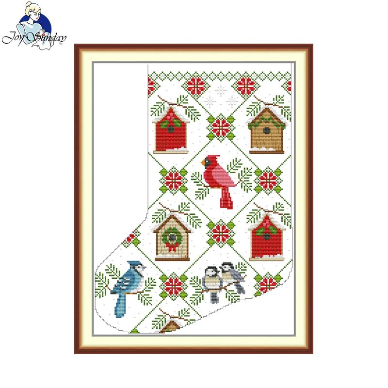 Набор для вышивки крестом Joy  – обзор и цена Embroidery Xmas Stocking