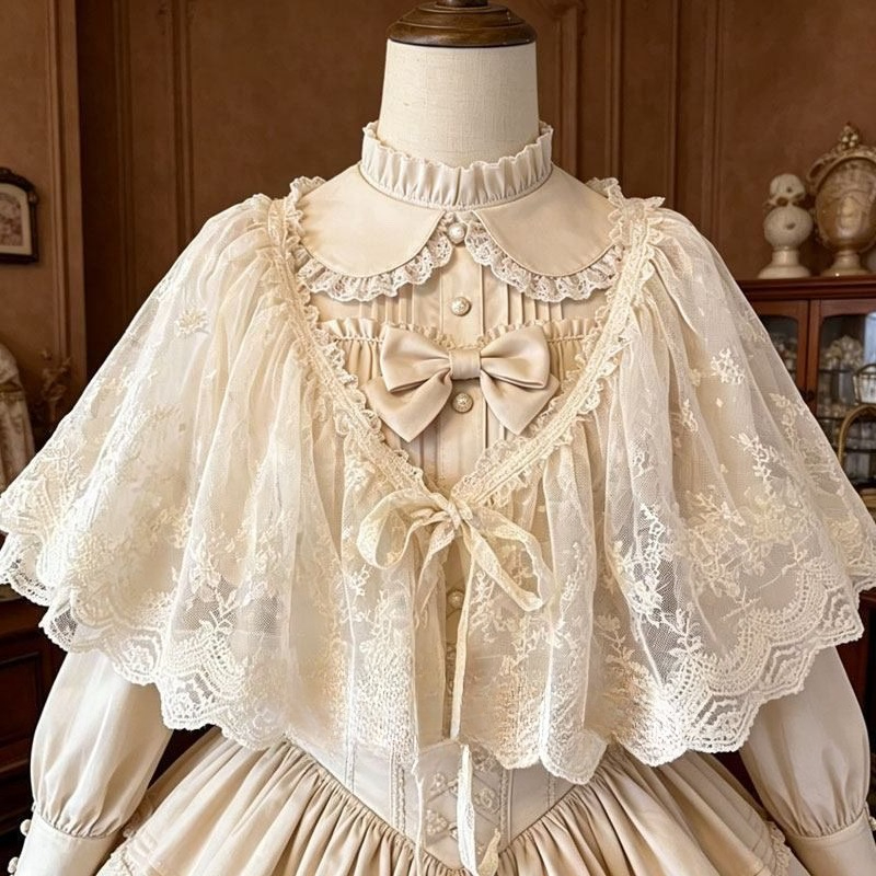 Японская ретро-блузка для женщ – обзор и цена Embroidery Shawl