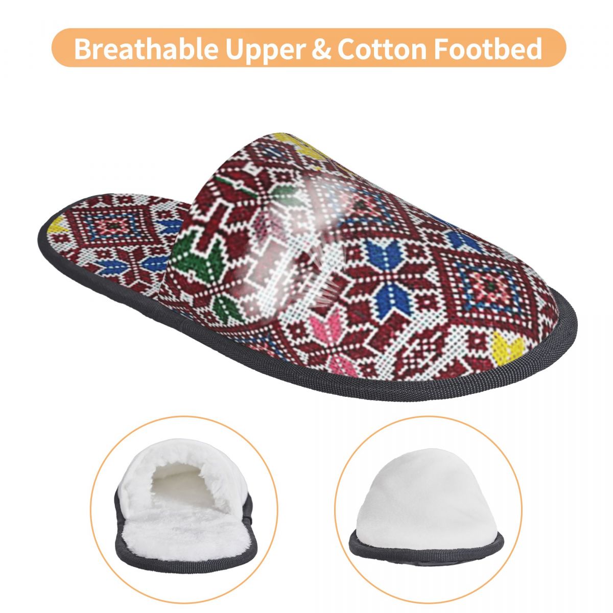 Тапочки с индивидуальной вышив – обзор и цена Embroidery Shoes