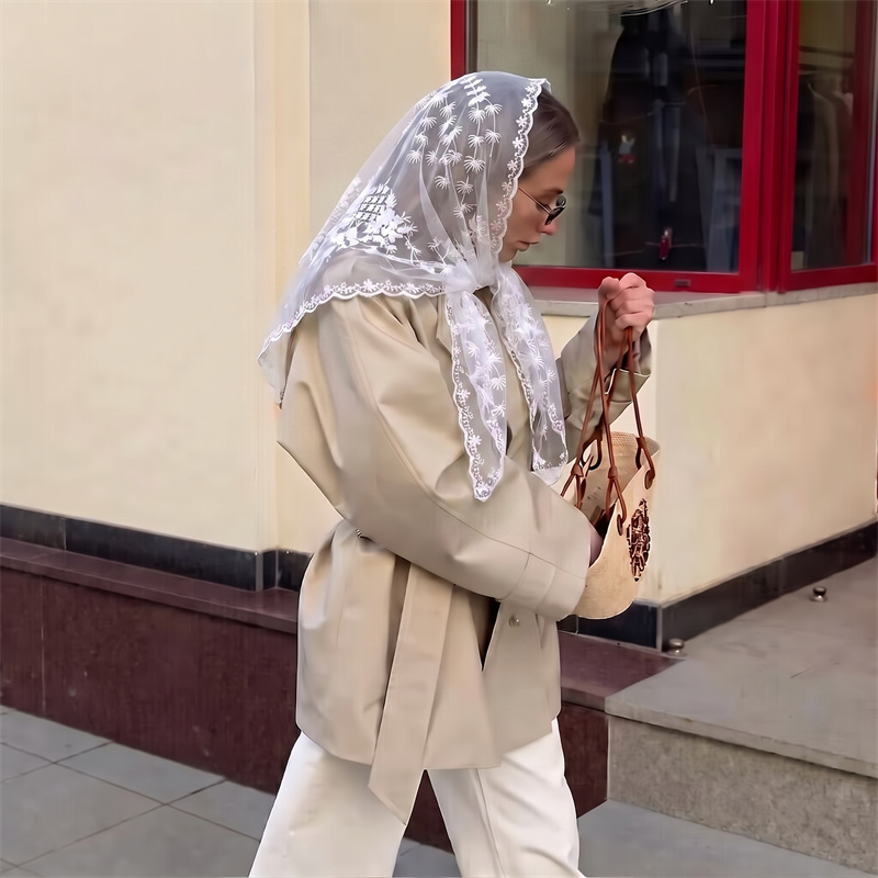 Новейший дизайн: кружевной тре – обзор и цена Embroidery Shawl