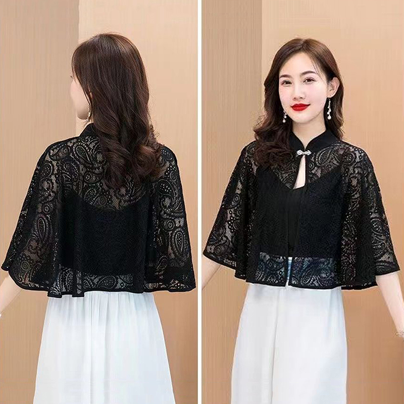 Весенне-летний тонкий кардиган – обзор и цена Embroidery Shawl