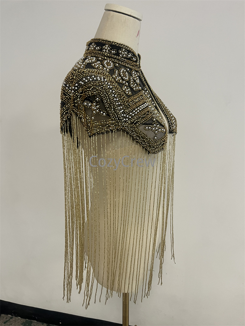 Ретро-роскошный укороченный жа – обзор и цена Embroidery Shawl