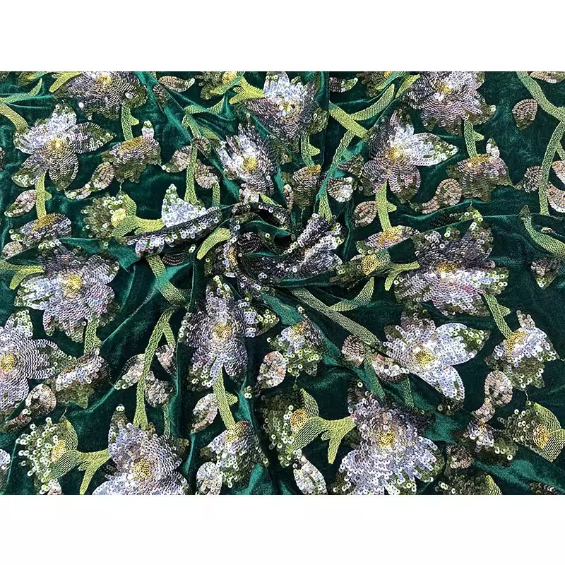 1 ярд винтажной бархатной ткан – обзор и цена Embroidery Beads